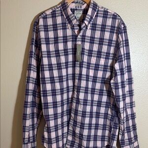 NWT J. Crew Men’s Plaid Button Up